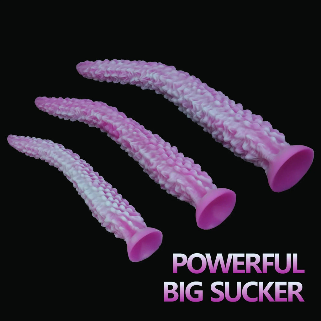 Purple Anal Tentacle Dildo Plug