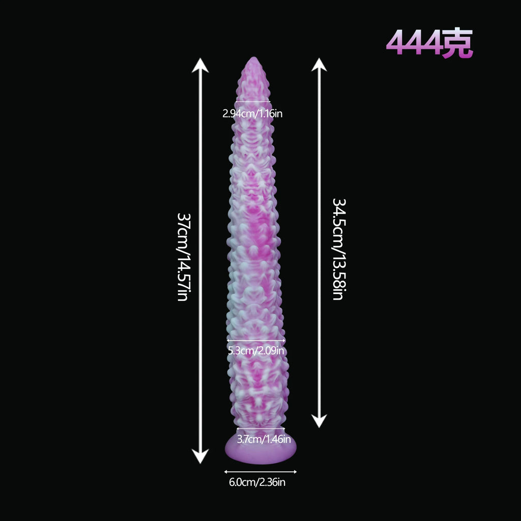 Purple Anal Tentacle Dildo Plug